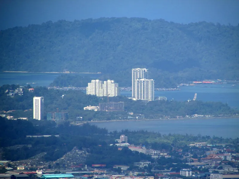 Beachfront residences at Batu Ferringhi