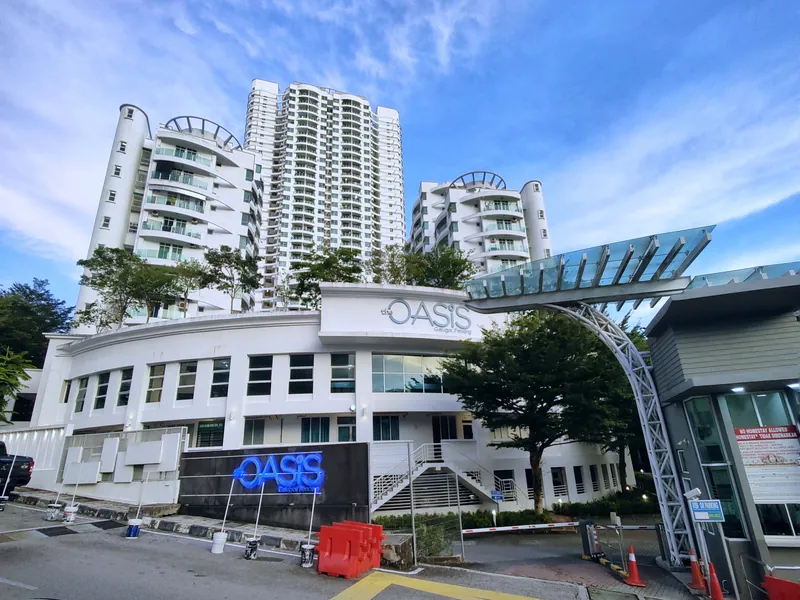 Beachfront condominiums and residences at Batu Ferringhi