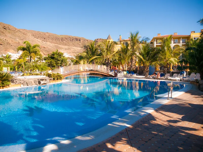 A family resort pool by the beach (representative image)